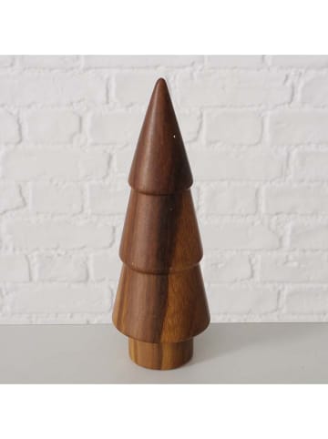 Boltze Decoratief object "Wilhelmy" bruin - (H)18 x Ø 6,3 cm