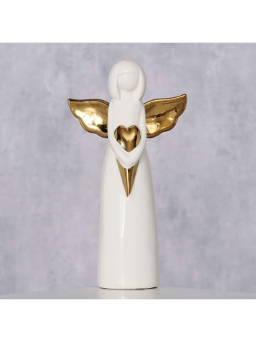 Boltze Dekofigur "Tatjana" in Weiß - (B)7,8 x (H)14,8 x (B)7,8 x (H)14,8 cm