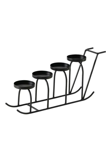 Boltze Kaarshouder "Slido" zwart - (B)45,5 x (H)20,3 cm