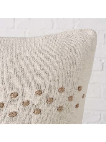 Boltze Kussen "Martje" beige - (L)50 x (B)50 cm