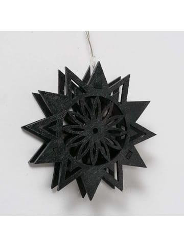 Boltze 3er-Set: LED-Lichterketten "Harstad" in Schwarz - (L)100 cm