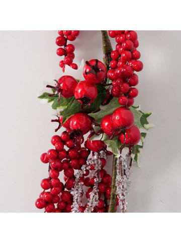 Boltze Guirlande "Beerenzweig" rood - (L)145 cm