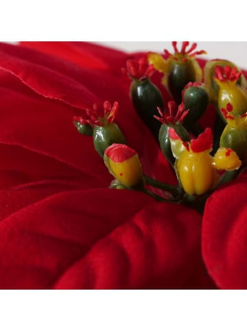 Boltze Kunstplant "Weihnachtsstern" rood - (H)40 x Ø 30 cm