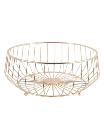 Present Time Obstschale "Linea Kink" in Gold - Ø 34 cm