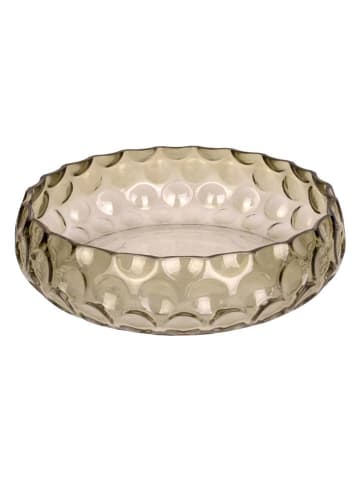 Present Time Decoratieve schaal "Speckles" groen - Ø 26 cm