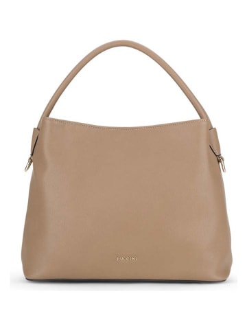 Puccini Henkeltasche in Beige - (B)40 x (H)25 x (T)13 cm