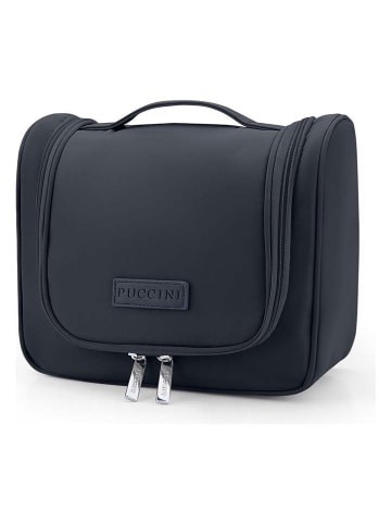 Puccini Kulturbeutel in Dunkelblau - (B)24 x (H)14 x (T)10 cm