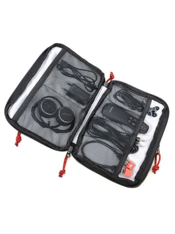 Troika Pokrowiec w kolorze antracytowym na kable - 26 x 19 x 4 cm