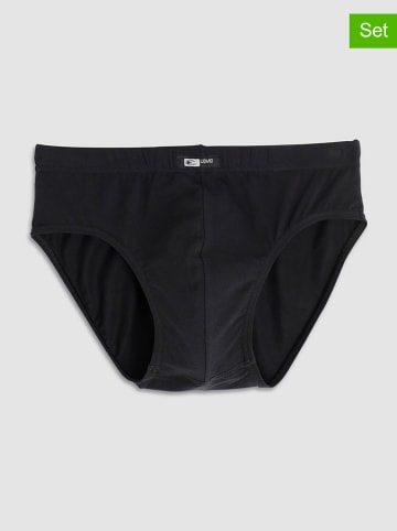 COTONELLA 2er-Set: Slips in Schwarz