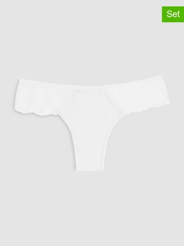 COTONELLA 2-delige set: slips wit