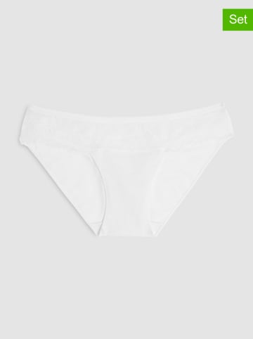 COTONELLA 2-delige set: slips wit