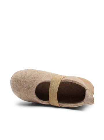 bisgaard Hausschuhe in Beige