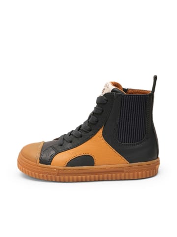 bisgaard Leder-Sneakers "Malek" in Dunkelblau