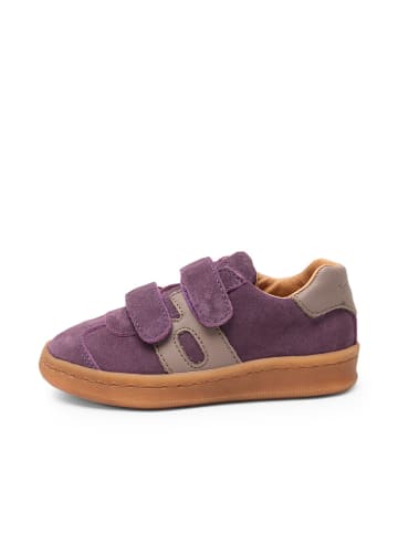 bisgaard Leder-Sneakers "Bay v" in Lila