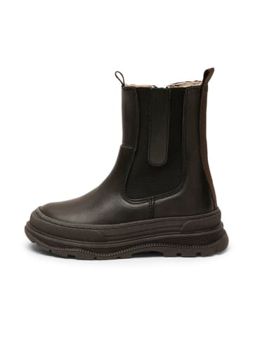 bisgaard Leder-Stiefeletten "Mila" in Schwarz