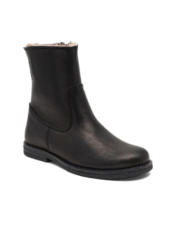 bisgaard Leder-Boots "Nicola" in Schwarz