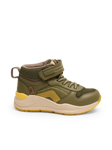 bisgaard Wanderschuhe in Khaki/ Gelb