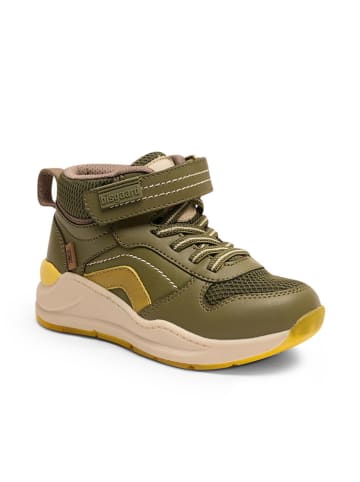 bisgaard Wanderschuhe in Khaki/ Gelb