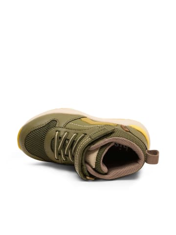 bisgaard Wanderschuhe in Khaki/ Gelb