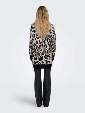 ONLY Pullover in Schwarz/ Hellbraun