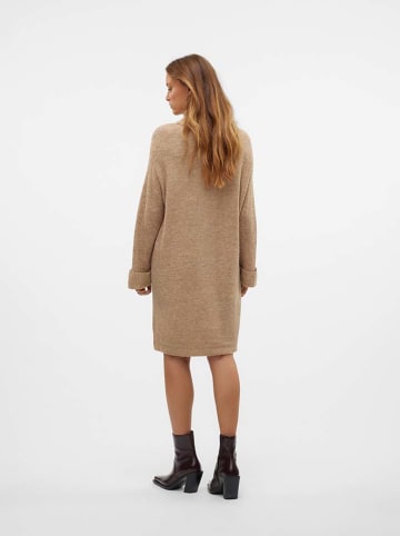 Vero Moda Strickkleid in Beige