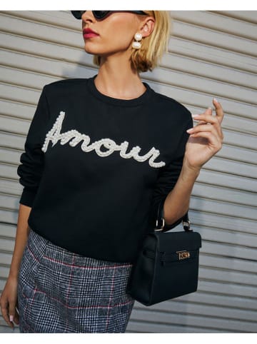 Milan Kiss Sweatshirt in Schwarz