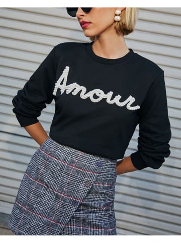 Milan Kiss Sweatshirt in Schwarz