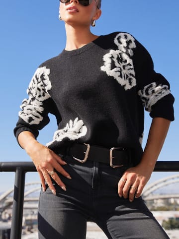 Milan Kiss Sweter w kolorze czarnym