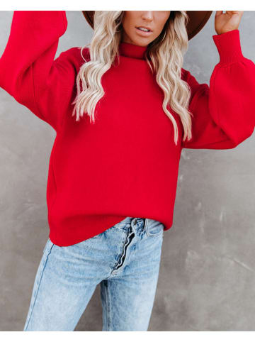 Milan Kiss Pullover in Rot