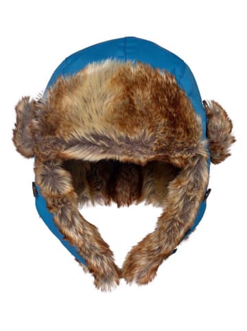 Isbjörn Mütze "Squirrel" in Blau/ Braun
