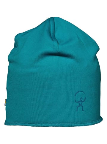 Isbjörn Czapka beanie "Panda" w kolorze morskim