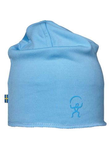 Isbjörn Beanie "Panda" blauw