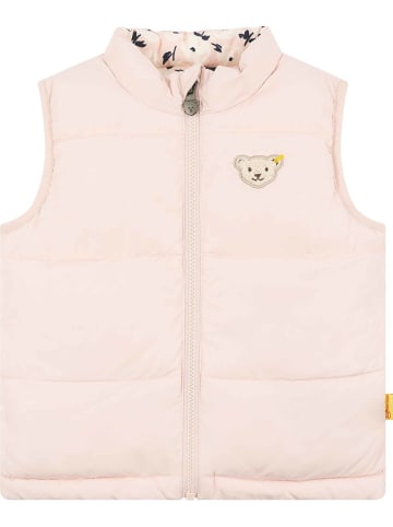 Steiff Dwustronna kamizelka w kolorze jasnoróżowym