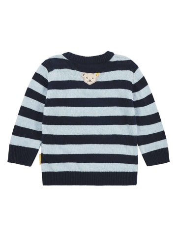 Steiff Pullover in Schwarz/ Hellblau