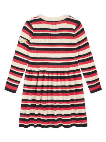 Steiff Kleid in Creme/ Rot/ Schwarz