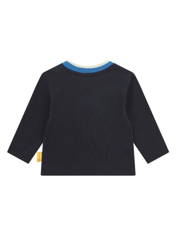 Steiff Longsleeve zwart/blauw