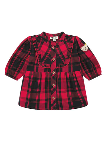 Steiff Kleid in Schwarz/ Rot