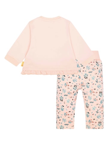 Steiff 2-delige outfit lichtroze