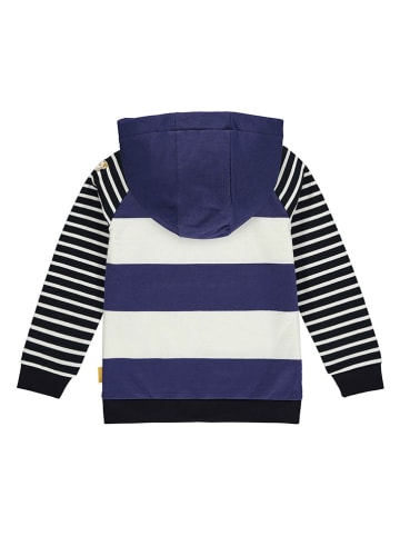 Steiff Sweatshirt in Dunkelblau/ Creme