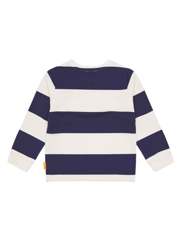 Steiff Sweatshirt donkerblauw/crème