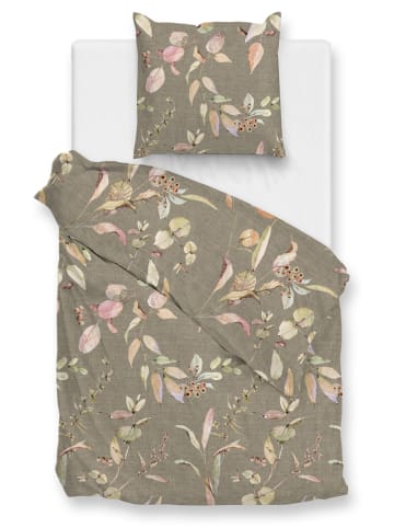 Zo!Home Renforcé-Bettwäsche-Set "Sambuco" in Khaki