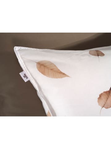 Zo!Home Bettwäsche-Set "Aurelia" in Creme/ Hellbraun