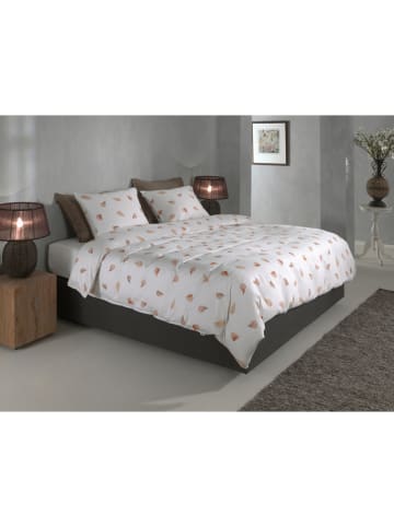 Zo!Home Bettwäsche-Set "Aurelia" in Creme/ Hellbraun