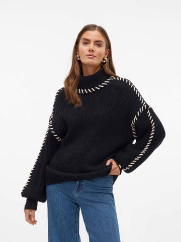 Vero Moda Rollkragenpullover in Schwarz