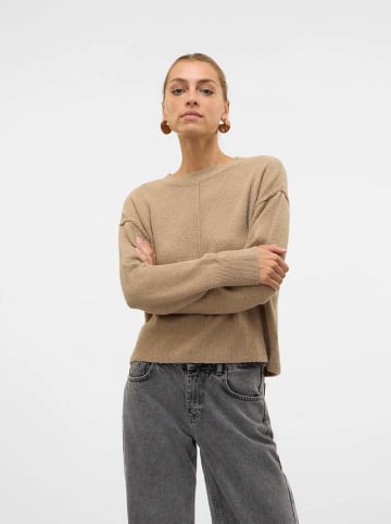 Vero Moda Sweter w kolorze beżowym