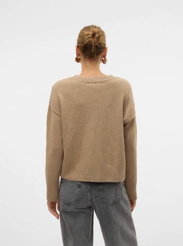 Vero Moda Sweter w kolorze beżowym