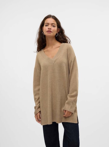 Vero Moda Sweter w kolorze beżowym