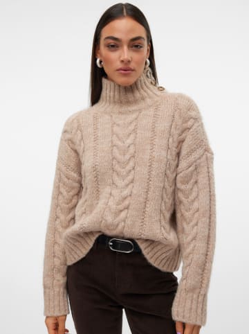 Vero Moda Sweter w kolorze beżowym