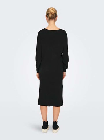 ONLY Strickkleid in Schwarz
