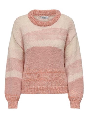 ONLY Sweter w kolorze szaroróżowym